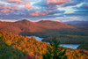 View of McKenzie Pond from Mount Baker, Adirondack Mountains State Park, New York State, USA Poster Print by Panoramic Images - Item # VARPPI173025