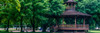 Gazebo and trees in a playground, Kaslo, British Columbia, Canada Poster Print by Panoramic Images - Item # VARPPI174106