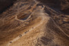 Hikers to the Masada complex, Masada, Dead Sea, Israel Poster Print by Panoramic Images - Item # VARPPI155850