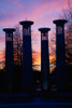 Colonnade in a park at sunset, 95 Bell Carillons, Bicentennial Mall State Park, Nashville, Davidson County, Tennessee Poster Print by Panoramic Images - Item # VARPPI182056
