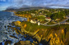 Elevated view of Montara Coastline and Lighthouse, Montara, San Mateo County, California, USA Poster Print by Panoramic Images - Item # VARPPI173657