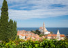 Piran, Primorska, Slovenia. Overeall view of the town and of St. George's cathedral from the Town Walls. Poster Print by Panoramic Images - Item # VARPPI174235