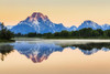 Mount Moran from Oxbow Bend at dawn, Grand Teton National Park; Wyoming, United States of America Poster Print by Yves Marcoux / Design Pics - Item # VARDPI12321828