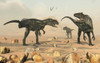 A small pack of Allosaurus dinosaurs. Poster Print by Mark Stevenson/Stocktrek Images - Item # VARPSTMAS600166P