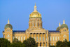 Golden dome of Iowa State Capital building, Des Moines, Iowa Poster Print by Panoramic Images - Item # VARPPI181900