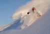 Downhill Skier In Fresh Powder In Chugach Mountains Of Turnagain Pass, Southcentral Alaska, Winter Poster Print by Simon Evans / Design Pics - Item # VARDPI2103359
