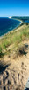 High angle view of a lake, Empire Bluff Trail, Sleeping Bear Dunes National Lakeshore, Lake Michigan, Michigan, USA Poster Print by Panoramic Images - Item # VARPPI104527