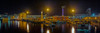 Port Vell at night, Barcelona, Catalonia, Spain Poster Print by Panoramic Images - Item # VARPPI157872