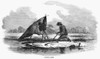 Canada: Canoe-Making, 1858. /Na Canadian Man Making A Canoe Out Of Cedar And Birchbark. Engraving, English, 1858. Poster Print by Granger Collection - Item # VARGRC0264913