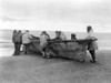 Alaska: Whale Boat, C1929. /Nnative Americans Launching A Whale Boat At Cape Prince Of Wales, Alaska. Photographed By Edward S. Curtis, C1929. Poster Print by Granger Collection - Item # VARGRC0121974