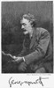 George Meredith (1828-1909). /Nenglish Novelist And Poet. Wood Engraving, 1891. Poster Print by Granger Collection - Item # VARGRC0069985