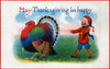 Thanksgiving Card, 1900. /Namerican Thanksgiving Day Card, C1900. Poster Print by Granger Collection - Item # VARGRC0010557