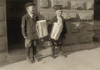 Hine: Newsboys, 1913. /Nrudie And Louis Kartis, Newsboys In Dallas, Texas. Photograph By Lewis Wickes Hine, 1913. Poster Print by Granger Collection - Item # VARGRC0268251