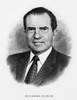 Richard Nixon (1913-1994). /N37Th President Of The United States. Contemporary Steel Engraving After A Photograph, 1969, By Philippe Halsman. Poster Print by Granger Collection - Item # VARGRC0090413