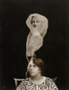 Spirit Photograph, 1921. /N'Miss Evans With A Spirit Emanation.' Photographed By English Photographer Staveley Bulford, 1921. Poster Print by Granger Collection - Item # VARGRC0118596