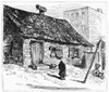 New York: Shanty, 1875. /Na Shanty On West 40Th Street, New York City. Wood Engraving, American, 1875. Poster Print by Granger Collection - Item # VARGRC0097199
