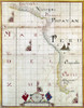 Pacific Coast Map, 1600S. /Nenglish Map Of The Pacific Coast Of Central And South America, Probably 17Th Century. Poster Print by Granger Collection - Item # VARGRC0119456