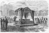 Abraham Lincoln'S Funeral. /N(1809-1865), 16Th President Of The United States. Reproduction Of A Wood Engraving From An American Newspaper Of 1865. Poster Print by Granger Collection - Item # VARGRC0029239