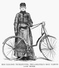 Bicycling, C1890. /N'Miss Eleanor Tecklenburg, Philadelphia'S Most Famous Lady Rider.' Line Drawing, American, C1890. Poster Print by Granger Collection - Item # VARGRC0264486