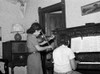Chicago: Music, 1941. /Ntwo Girls Playing Violin And Piano In Their Home In Chicago, Illinois. Photograph By Russell Lee, April 1941. Poster Print by Granger Collection - Item # VARGRC0122265