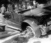 Car Accident, C1919. /Nmen Examining A Wrecked Car On The Side Of A Street. Photograph, C1919. Poster Print by Granger Collection - Item # VARGRC0164142
