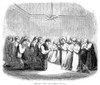 Shakers At Prayer, 1853. /Nwood Engraving From A Newspaper Of 1853. Poster Print by Granger Collection - Item # VARGRC0035811