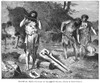 Bronze Age. /Ncave Men Of The Bronze Age Making Tools And Cooking Food Over A Fire. Engraving, 19Th Century. Poster Print by Granger Collection - Item # VARGRC0012247