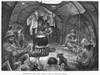 Gypsy Encampment, 1879. /Ninside A Gypsy Tent At A Camp At Mitcham Common, South London. Engraving, English, 1879. Poster Print by Granger Collection - Item # VARGRC0363375