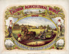 Lagonda Advertisement. /Nposter For Lagonda Agriculture Works In Ohio, Featuring Farmers And Harvesting Machinery. Lithograph By Edwin Forbes, C1859. Poster Print by Granger Collection - Item # VARGRC0175748