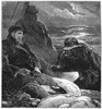 Eel Fishing, 1883. /Nfishermen Pulling In A Conger Eel Off The Coast Of England. Engraving, American, 1883. Poster Print by Granger Collection - Item # VARGRC0264929