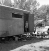 Trailer Home, 1939. /Na Young Girl Standing In The Doorway Of The Family Trailer In Yakima Valley, Toppenish, Washington State. Photograph By Dorothea Lange, August 1939. Poster Print by Granger Collection - Item # VARGRC0123107