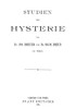 Freud: Hysteria, 1895./Naustrian Neurologist. Title Page Of The First Edition, 1895, Of 'Studies On Hysteria' By Joseph Breuer And Sigmund Freud. Poster Print by Granger Collection - Item # VARGRC0043301