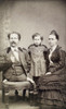 Eli Bowen, C1880. /Neli Bowen, The Wonderful Man, With His Wife And Child. Original Cabinet Photograph, C1880. Poster Print by Granger Collection - Item # VARGRC0093936