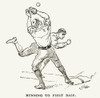 Baseball Players, 1889. /Nrunning To First Base. Wood Engraving, American, 1889. Poster Print by Granger Collection - Item # VARGRC0216958