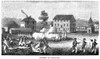 Battle Of Lexington, 1775. /Nbattle Of Lexington, Massachusetts, 19 April 1775. Wood Engraving, Mid-19Th Century. Poster Print by Granger Collection - Item # VARGRC0005827