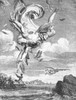 Fall Of Icarus. /Ncopper Engraving, French, 1731, By Bernard Picart. Poster Print by Granger Collection - Item # VARGRC0036837
