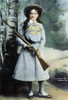 Annie Oakley (1860-1926). /Noil Over A Photograph, 1899. Poster Print by Granger Collection - Item # VARGRC0052837