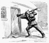 World War I: Cartoon, 1914. /N'Kris Kringle: Christmas, 1914.' A German Soldier Knocking On Europe'S Door For Christmas. American Cartoon, 1914, By Boardman Robinson. Poster Print by Granger Collection - Item # VARGRC0099677