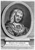 Paul Scarron (1610-1660). /Nfrench Comic Writer. Copper Engraving, French, 17Th Century. Poster Print by Granger Collection - Item # VARGRC0067859