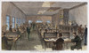 Telegraph Office, 1873. /N'Operating-Room Of The Western Union Company, New York.' Wood Engraving, American, 1873. Poster Print by Granger Collection - Item # VARGRC0038775