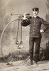 American Bicyclist, 1880S. /Nwith His High-Wheeler. Original Cabinet Photograph Of The 1880S. Poster Print by Granger Collection - Item # VARGRC0032720