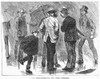 Bank Panic, 1873./Nexcitement On Wall Street During The Financial Crisis Of 1873. Wood Engraving From An American Newspaper Of October 1873. Poster Print by Granger Collection - Item # VARGRC0091716