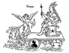 Allegory Of Venus, 1482. /Nallergoric Representation Of The Planet Venus. Woodcut From Gaius Julius Hyginus' 'Poeticon Astronomicon,' Venice, Italy, 1482. Poster Print by Granger Collection - Item # VARGRC0047081