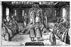 Peter I & Ivan V. /Nrussian Co-Czars Peter I And His Half-Brother Ivan V On Throne, Who Ruled Together, 1682-1696. Wood Engraving, 17Th Century. Poster Print by Granger Collection - Item # VARGRC0127360