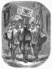 Lincoln: Election Of 1860. /Nsupporters Of Republican Presidential Nominee Abraham Lincoln Campaigning During The Election Of 1860. Wood Engraving, French, 1860. Poster Print by Granger Collection - Item # VARGRC0089990