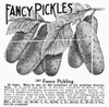 Advertisement: Pickles. /Nfancy Pickles. Advertisement Engraving, American, C1890. Poster Print by Granger Collection - Item # VARGRC0093894