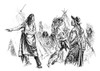 Native American Peace Talk. /Na Native American Chief Discussing Negotiations Of Peace. Sketch By J.H. Smith, 1890. Poster Print by Granger Collection - Item # VARGRC0370050