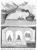 Chicago: La Salle Tunnel. /Nsectional View Of The La Salle Tunnel, Beneath The Chicago River In Chicago, Illinois. Wood Engraving, American, 1878. Poster Print by Granger Collection - Item # VARGRC0101176