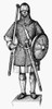 Warrior, 10Th Century. /Na Medieval Warrior Of The 10Th Century. Line Engraving. Poster Print by Granger Collection - Item # VARGRC0096136