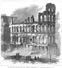 Syracuse: Opera House Fire. /Nthe Ruins Of The Wieting Opera House At Syracuse, New York, After The Fire Of 19 July 1881. Wood Engraving From A Contemporary American Newspaper. Poster Print by Granger Collection - Item # VARGRC0082603